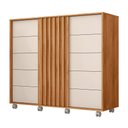 Ver imagem 7 de Cômoda Goslar 5 Gavetas 136cm Freijo/off White - Sallar Home