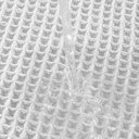 Ver imagem 2 de Tapete Antiderrapante Banheiro Waffle Branco 0,40x0,60m