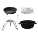 Ver imagem 2 de Churrasqueira Grillex 38 Ar Color P - Giragrill Grillex 38 Ar Color Preto