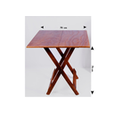 Ver imagem 3 de Conjunto Mesa de Madeira Dobrável com 4 Cadeiras - Imbuia