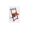 Conjunto Mesa de Madeira Dobrável com 4 Cadeiras - Imbuia - 4