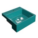 Ver imagem 2 de Cuba de Semi Encaixe para Banheiro Xq355 Quadrada Compace