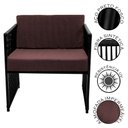 Ver imagem 3 de Conjunto para Área Externa de Fibra Sintética - 02 Poltronas Namoradeira Mesa de Centro Santiago