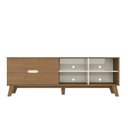Ver imagem 3 de Rack para TV até 75 Polegadas 2 Gavetas Verona Artely Cinamomo /Off White