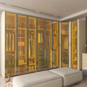Guarda-roupa Modulado Reflecta Innova 8 Portas 339,2cm x 240cm MOD 001 100% MDF