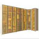 Ver imagem 3 de Guarda-Roupa Modulado Reflecta Innova 8 Portas 339,2cm x 240cm Mod 001 100% MDF Bege/Off White