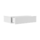 Ver imagem 1 de Aparador Suspenso com gaveta Fly , criado mudo suspenso - Branco