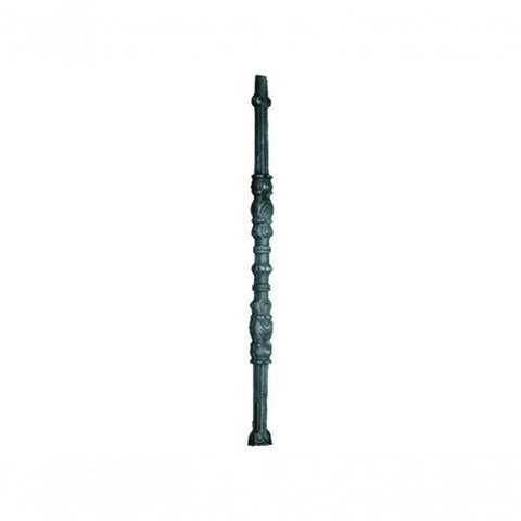 Coluna Ferro Fundido N05 Para Grade Sacada Varanda 80X06Cm