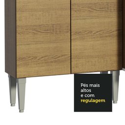 Armário de Cozinha Completa 325cm Rustic Emilly  Madesa 02 - 8