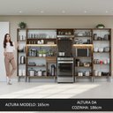 Ver imagem 6 de Armário de Cozinha Completa 325cm Rustic Emilly Madesa 02