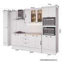 Ver imagem 4 de Cozinha Completa com Balcão Milla Zoe Select 13 Portas MDF Branco Móveis Carraro