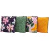 4 Capas de Almofadas Floral Verde/rosa 45cmx45cm - 2