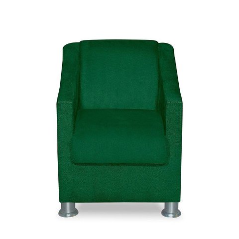 Mini Poltrona Cadeira Infantil Tilla de Criança Suede Verde