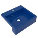 Ver imagem 2 de Cuba de Semi Encaixe para Banheiro Xq395 Quadrada Compace