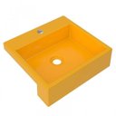 Ver imagem 2 de Cuba de Semi Encaixe para Banheiro Xq395 Quadrada Compace