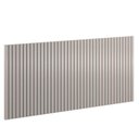 Ver imagem 1 de Painel Decorativo Ripado 230x109x49 Cm Cinza - Matic