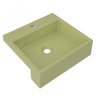 Cuba de Semi Encaixe para Banheiro Xq395 Quadrada Compace - 2