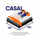 Ver imagem 6 de Conjunto Box Preto Durban Cinza Espuma D28 Casal 138x188x57 - King House