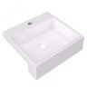 Cuba de Semi Encaixe para Banheiro Xq395 Quadrada Compace - 2