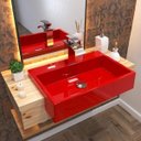 Ver imagem 1 de Cuba de Semi Encaixe para Banheiro Xrt550 Retangular Compace