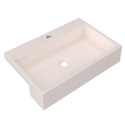 Cuba de Semi Encaixe para Banheiro xrt550 Retangular Compace - 2