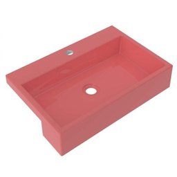 Cuba de Semi Encaixe para Banheiro XRT550 Retangular Compace - 2