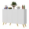 Aparador Buffet 4 Portas Retrô Alemanha Multimóveis BR3556 - 3