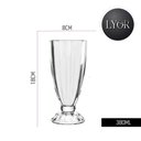 Ver imagem 3 de Copo de Milk Shake Taça de Vidro Transparente Sorveteria 380ml Lyor