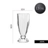 Copo de Milk Shake Taça de Vidro Transparente Sorveteria 380ml Lyor - 3