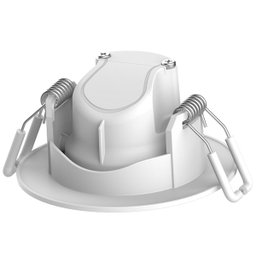 Luminária Spot Led Embutir Branco 5w Bivolt 3000k Radium - 2 Luminária Spot Led Embutir Branco 5w Bivolt 3000k Radium - 2