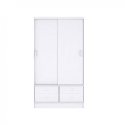 Quarto Infantil Completo com Guarda-Roupa 2 Portas, Cômoda e Cama Valentina Espresso Móveis - 7