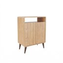 Ver imagem 2 de Balcão Multiuso 700x925x400 mm 2 Portas Curve Marrom/Mel