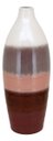 Ver imagem 1 de Vaso Decorativo Enfeite Casa Cerâmica 38x13x13cm Marrom