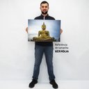 Ver imagem 2 de Quadro Decorativo em Canvas Buda Meditativo - Chassi - 60 x 40cm