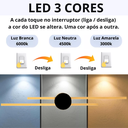 Ver imagem 6 de Luminária Arandela 60cm Barra Linear Duplo Led Minimalista Parede Gimpo Kjbd-166-pai Cor:modelo 2