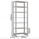 Ver imagem 3 de Armário Multiuso 6 Prateleira Yes