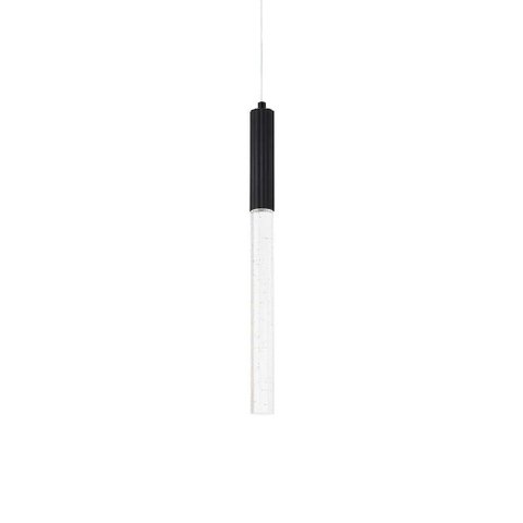 Lustre Pendente Nordecor Vanna 3w 3000k Branco Quente Led Bivolt Preto
