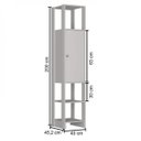 Ver imagem 3 de Estante 1 Porta 3 Nichos Yes Branco