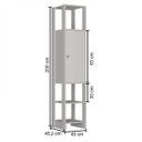 Ver imagem 4 de Estante 1 Porta 3 Nichos Yes Branco