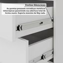 Ver imagem 6 de Quarto Modulado Casal de Canto com Guarda-roupas Maleiro e Cabeceira Alpes Master Luciane Móveis