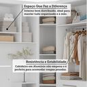 Ver imagem 5 de Quarto Modulado Casal de Canto com Guarda-roupas Maleiro e Cabeceira Alpes Master Luciane Móveis