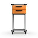 Ver imagem 3 de Carrinho Organizador Multiuso para Casa e Organização Residencial com 2 Gavetas e Rodinhas com Freio