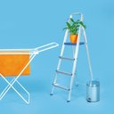 Ver imagem 2 de Varal de Chão com Abas Retrátil Slim Mor