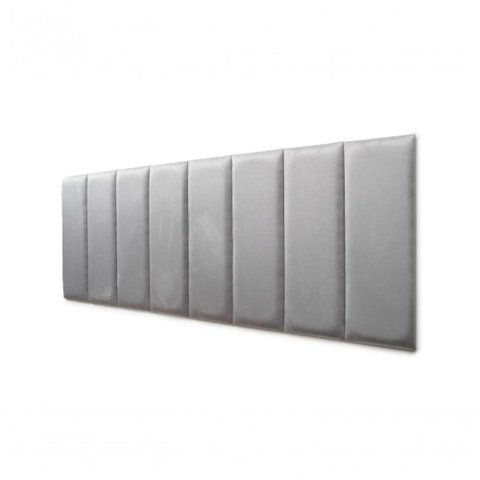 Placas Cabeceira Queen 160cm X 60cm 8 Placas Suede Cinza