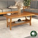 Ver imagem 5 de Sofá 3/2 Lugares com Mesa de Centro Roma Marrom/Mogno/Mel