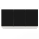 Ver imagem 4 de Armário Aéreo Virgínia e Balcão com Tampo 120cm Arizona Branco/preto - Lumil Lumil Móveis V