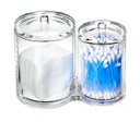 Ver imagem 1 de Organizador Acrílico Ps Porta Algodão Cotonete Maquiagem Sb Multiuso Cristal