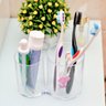 Organizador Acrílico Ps Porta Algodão Cotonete Maquiagem Sb Multiuso Cristal - 5