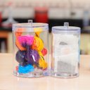 Ver imagem 6 de Organizador Acrílico Ps Porta Algodão Cotonete Maquiagem Sb Multiuso Cristal