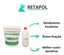 Ver imagem 3 de Retapur Kit 2 Baldes Cola Pu Para Borracha 9,08 Kg Retapol